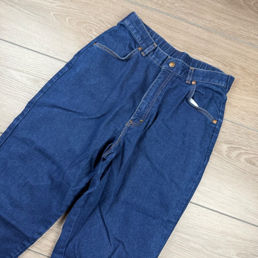 Levi's Womens Jeans Vintage 573 High Rise Elastic Waist Blue 12 Average